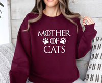 Thumbnail for Mother Of Cats Sweater - lismoreboutique - Sweatshirt - Cat_Crewneck