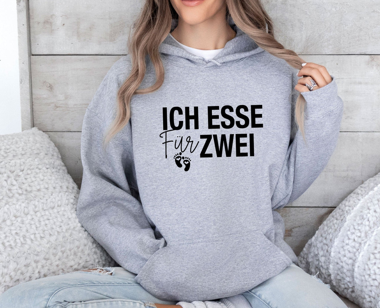 Schwangerschaft Pullover - lismoreboutique - Hoodie - Baby_verkünden