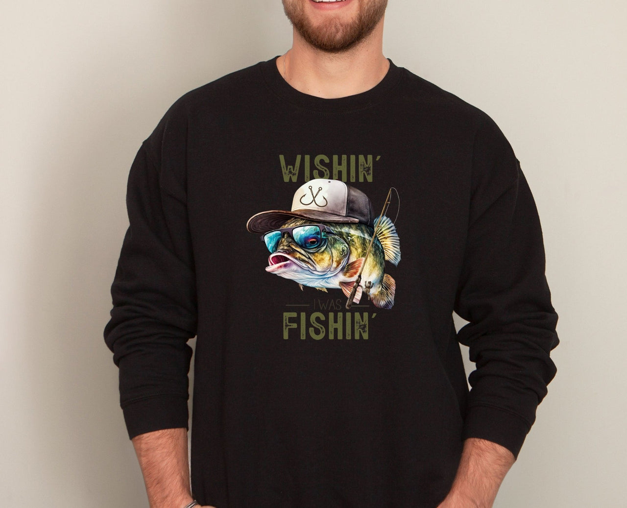 Fishing Sweatshirt - lismoreboutique - Sweatshirt - Cute_Dad_Sweater