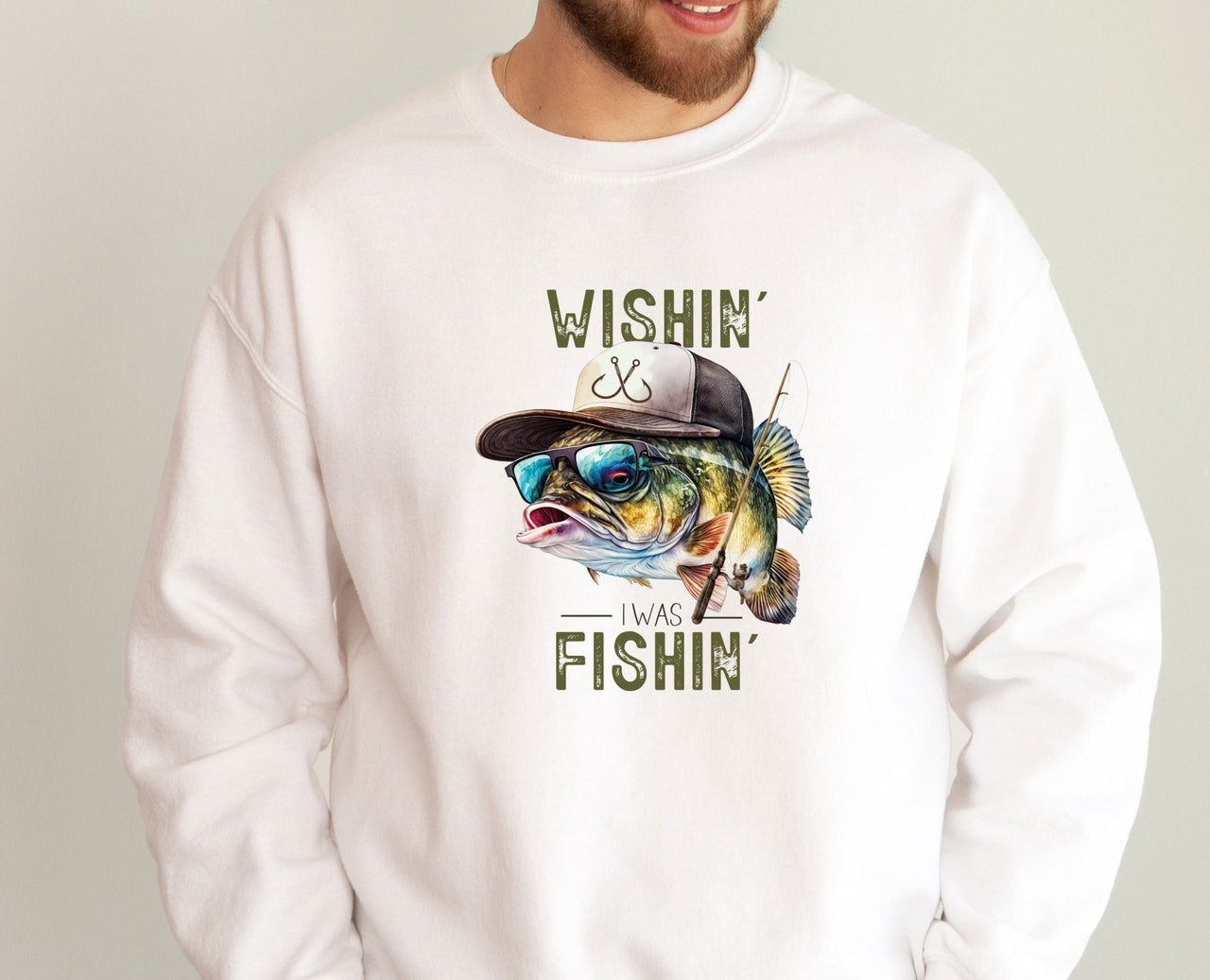 Fishing Sweatshirt - lismoreboutique - Sweatshirt - Cute_Dad_Sweater