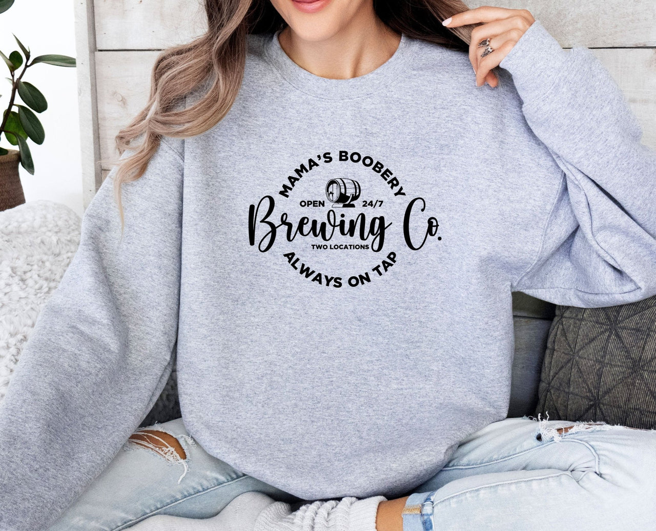 Breastfeeding Sweatshirt - lismoreboutique - Sweatshirt - Breastfeeding_Gift