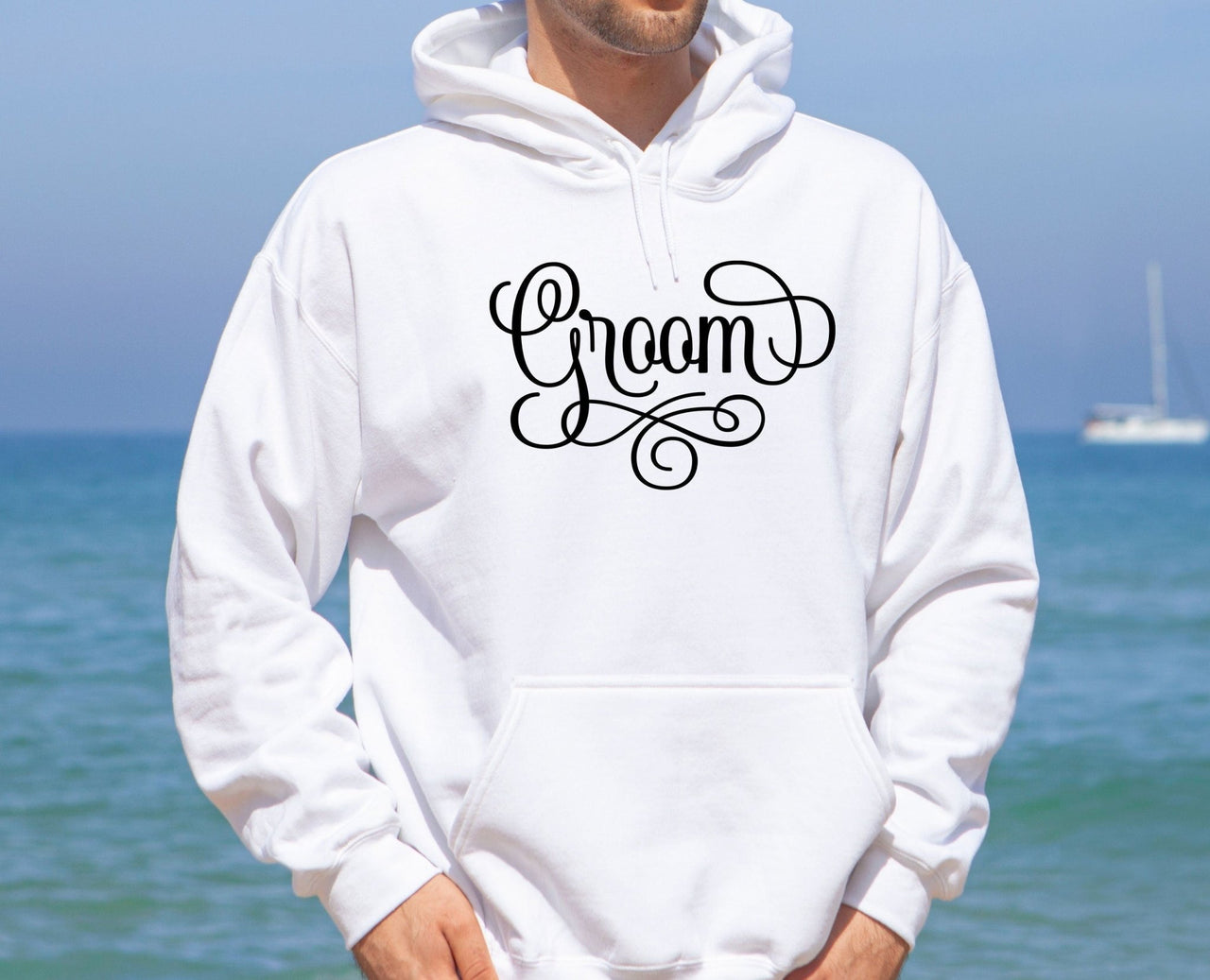 Bride Groom Hoodie - lismoreboutique - Hoodie - bridal_hoodie