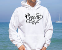 Thumbnail for Bride Groom Hoodie - lismoreboutique - Hoodie - bridal_hoodie