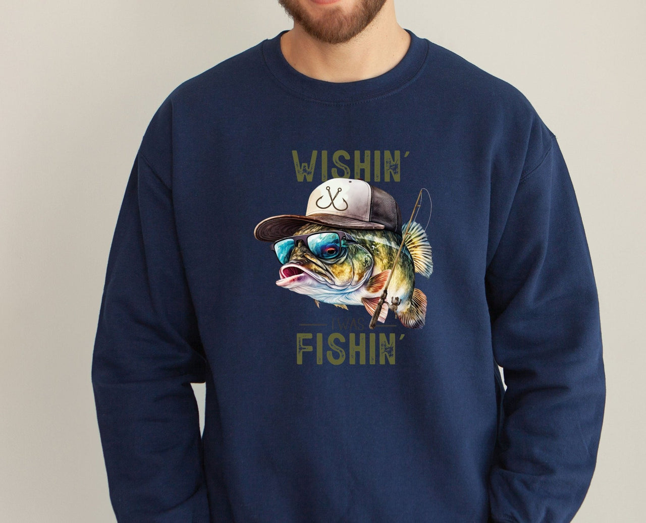 Fishing Sweatshirt - lismoreboutique - Sweatshirt - Cute_Dad_Sweater