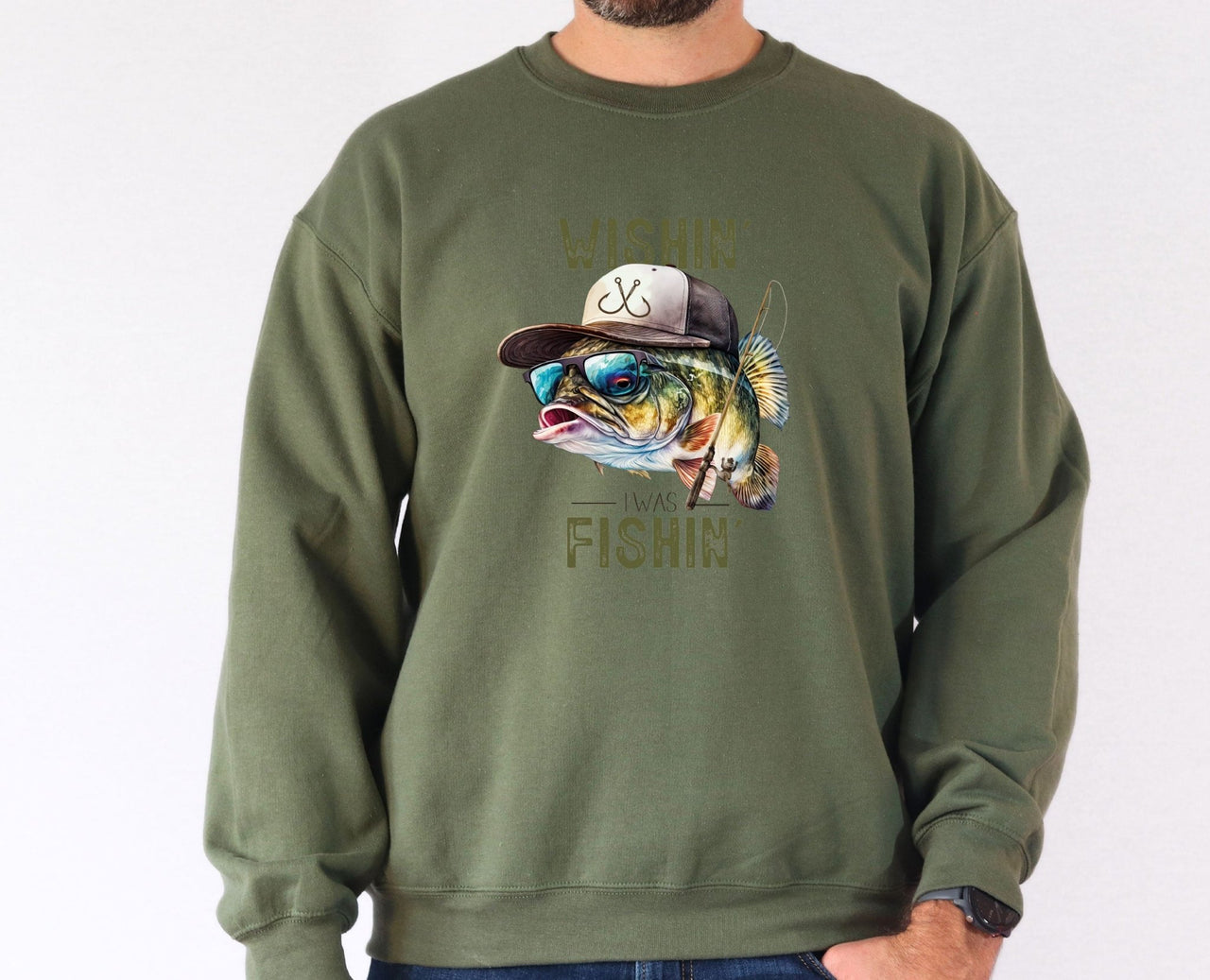 Fishing Sweatshirt - lismoreboutique - Sweatshirt - Cute_Dad_Sweater