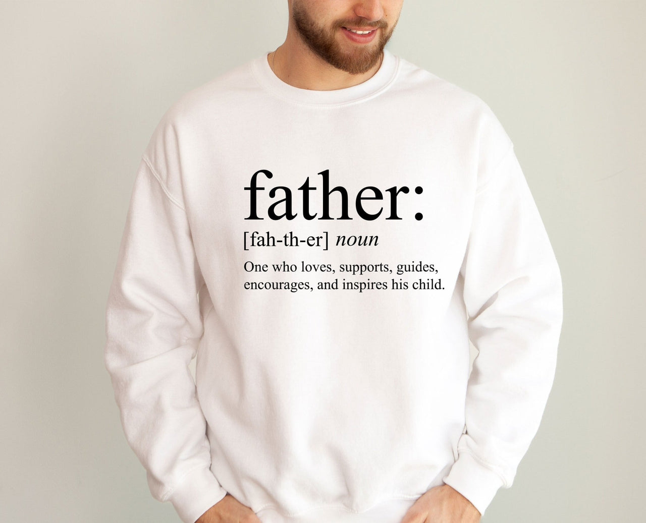 Father Sweatshirt - lismoreboutique - Sweatshirt - cute_father_jumper