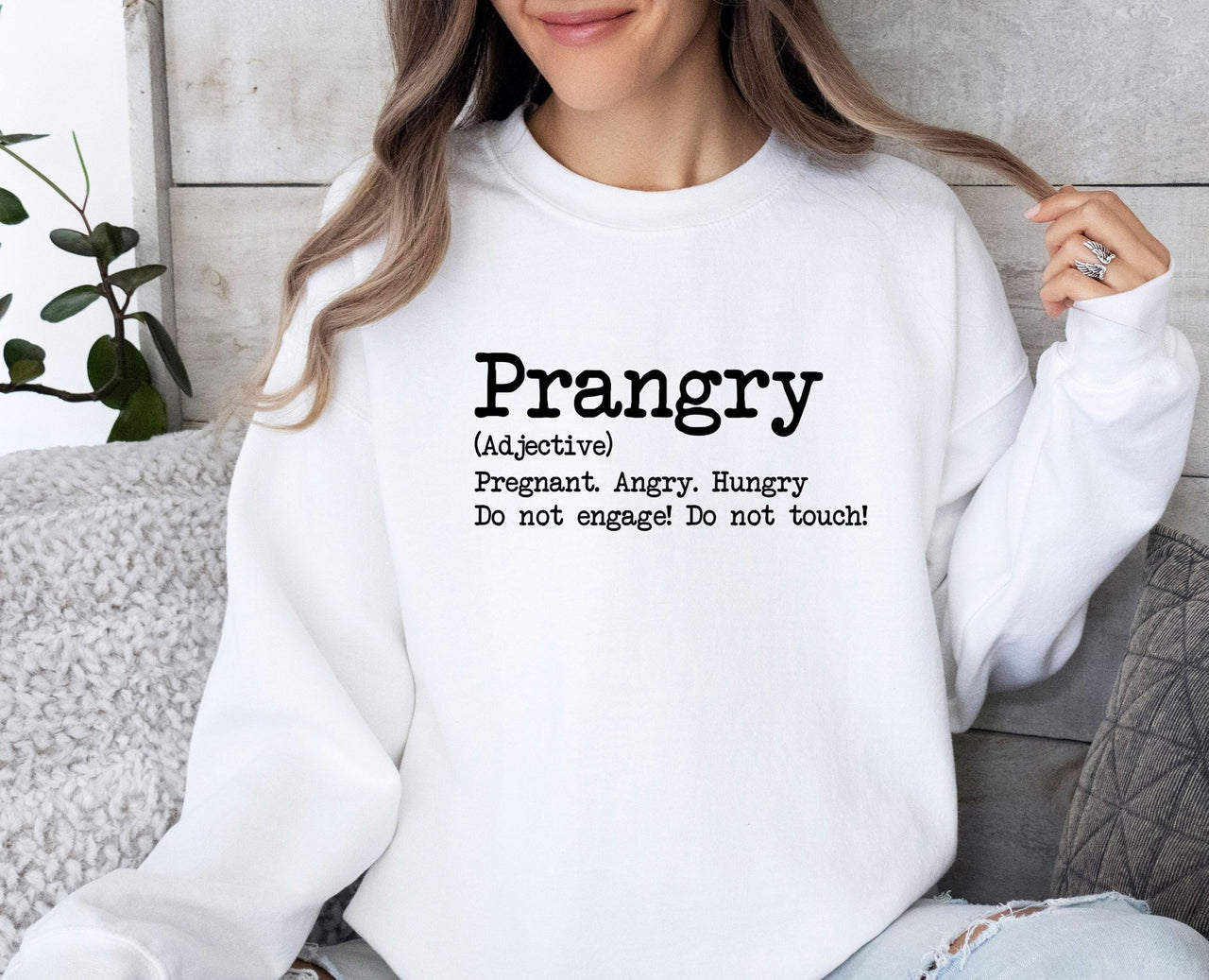 Prangry Sweatshirt - lismoreboutique - Sweatshirt - mama_to_be_gift