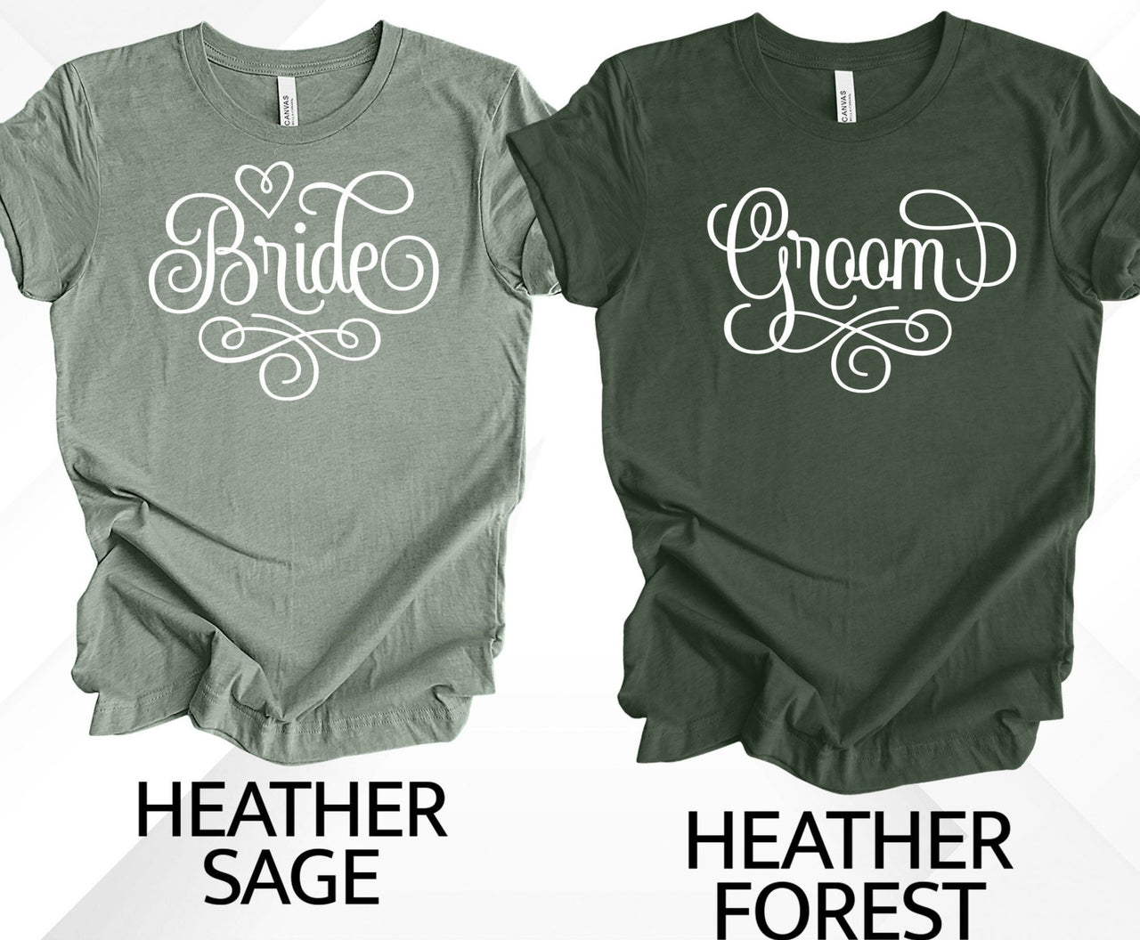 Bride Groom Shirts - lismoreboutique - Unisex T-Shirt - Bride_and_Groom