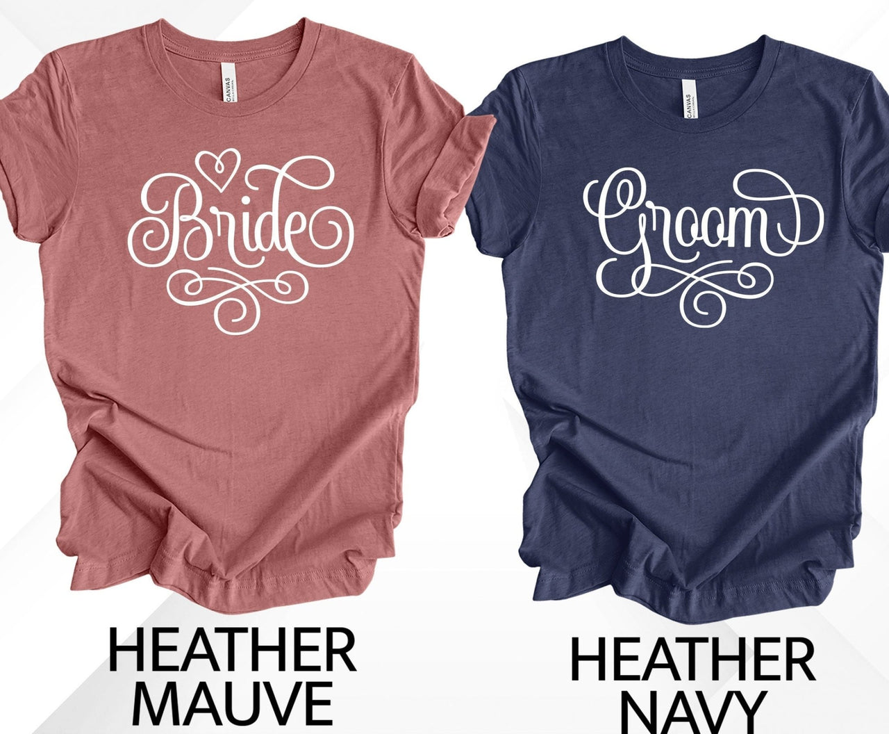 Bride Groom Shirts - lismoreboutique - Unisex T-Shirt - Bride_and_Groom