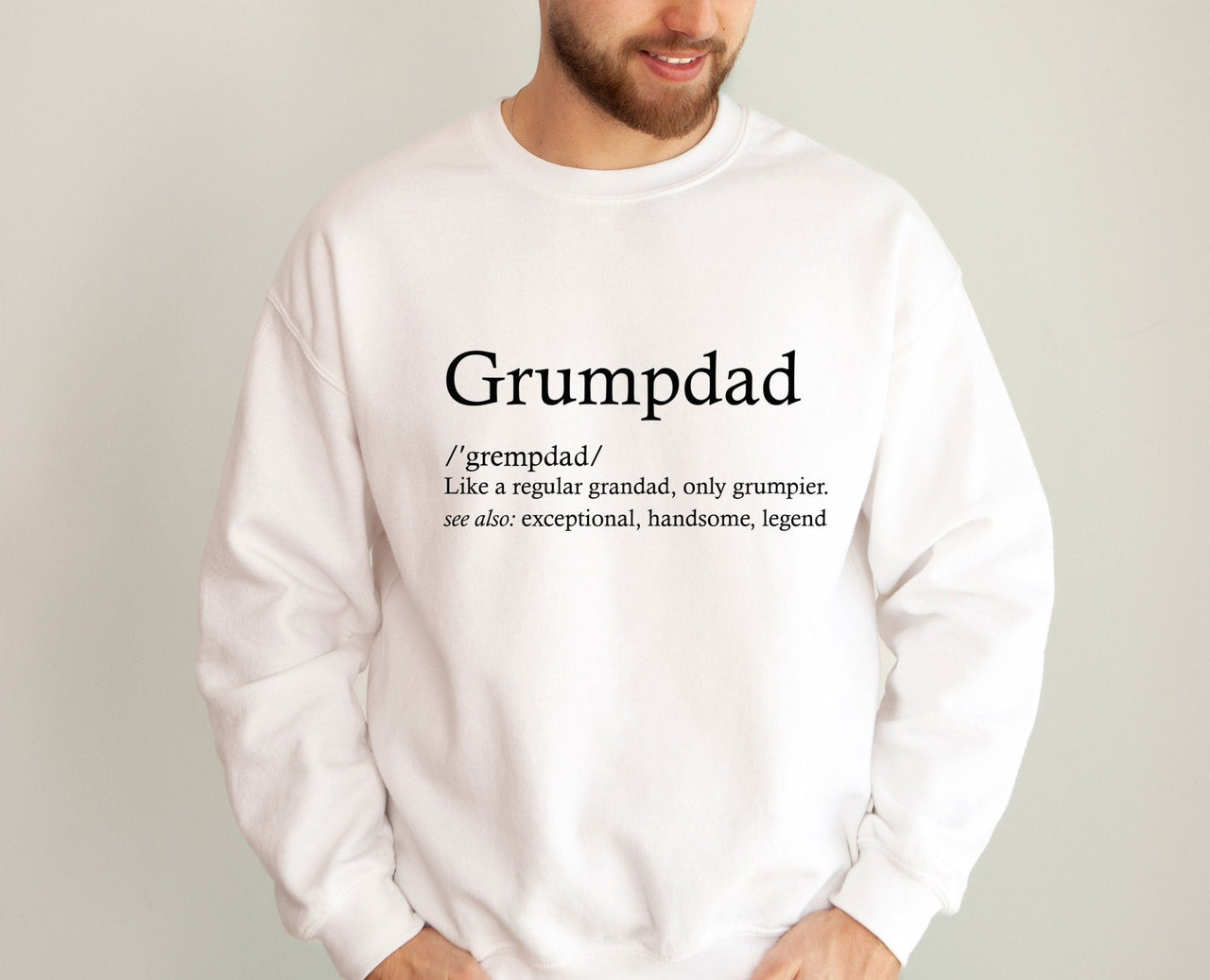 Grandad Sweatshirt - lismoreboutique - Sweatshirt - cute_grandad_jumper