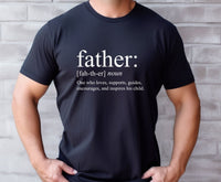 Thumbnail for Father Definition Shirt - lismoreboutique - Unisex T-Shirt - Dad_Definition