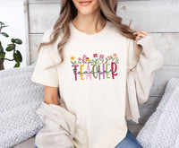 Thumbnail for Floral Teacher Shirt - lismoreboutique - Unisex T-Shirt - Cute_Teacher_Present