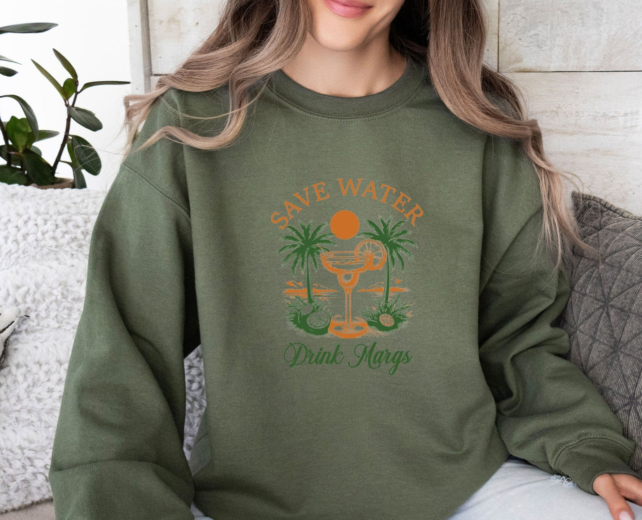 Save Water Sweatshirt - lismoreboutique - Sweatshirt - beach_party_sweater