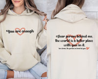 Thumbnail for Dear Person Hoodie - lismoreboutique - Hoodie - anxiety_hoodie