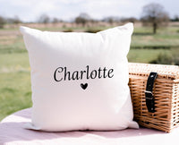 Thumbnail for Personalised Cushion - lismoreboutique - black_cushion_cover