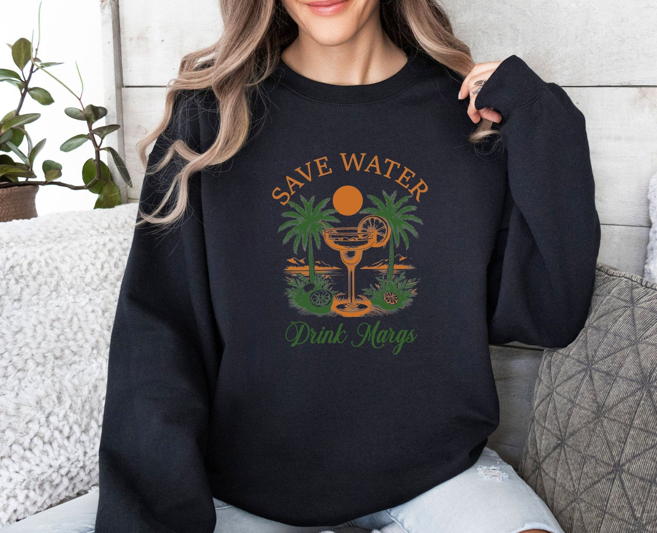 Save Water Sweatshirt - lismoreboutique - Sweatshirt - beach_party_sweater