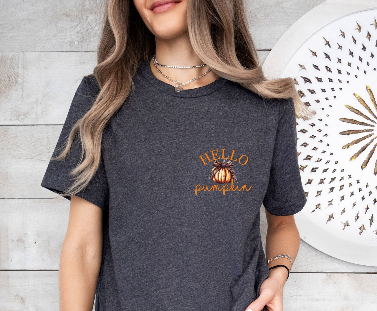 Hello Pumpkin Tshirt - lismoreboutique - Unisex T-Shirt - Autumn_T_shirt