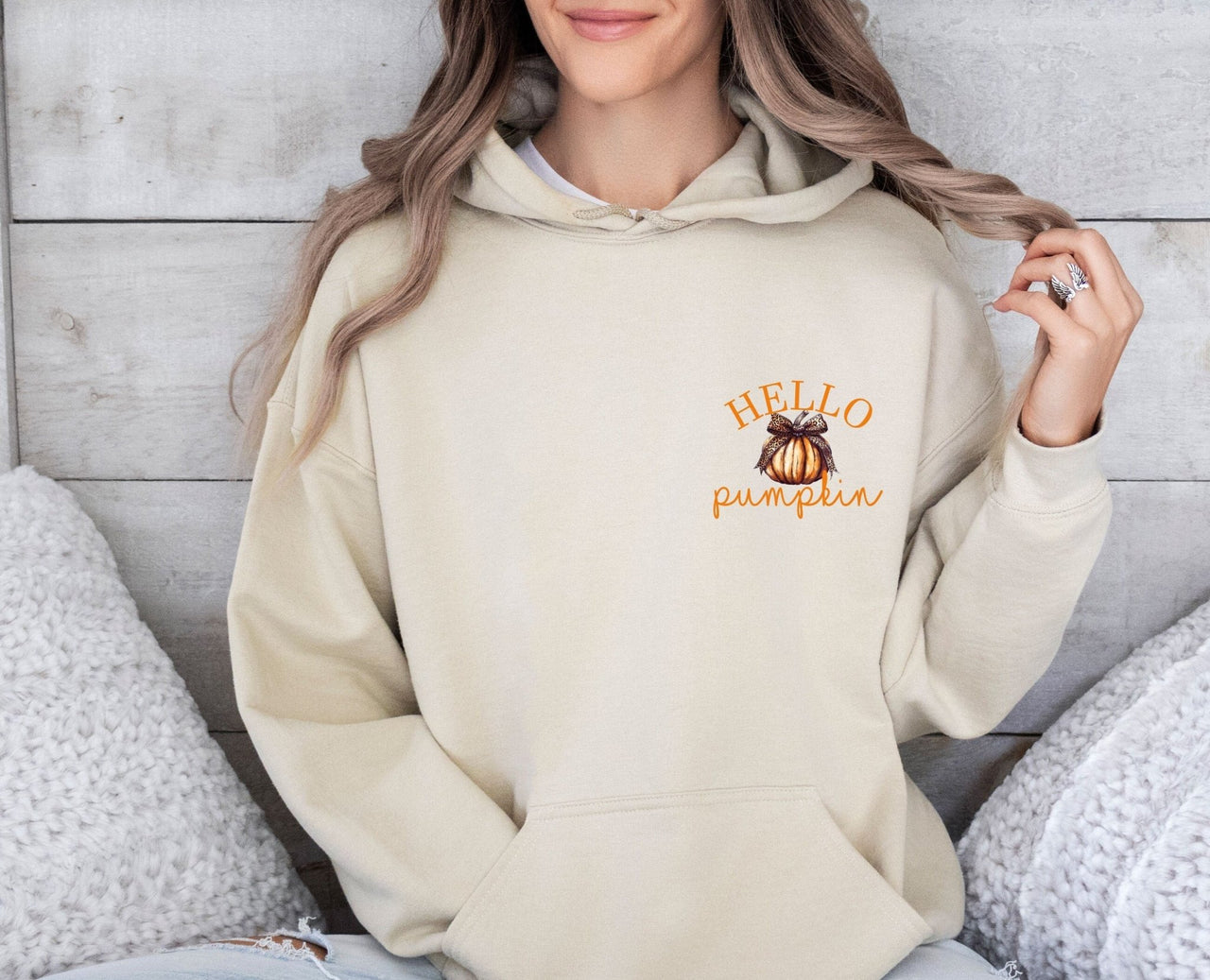 Hello Pumpkin Hoodie - lismoreboutique - Hoodie - Autumn_Hoodie