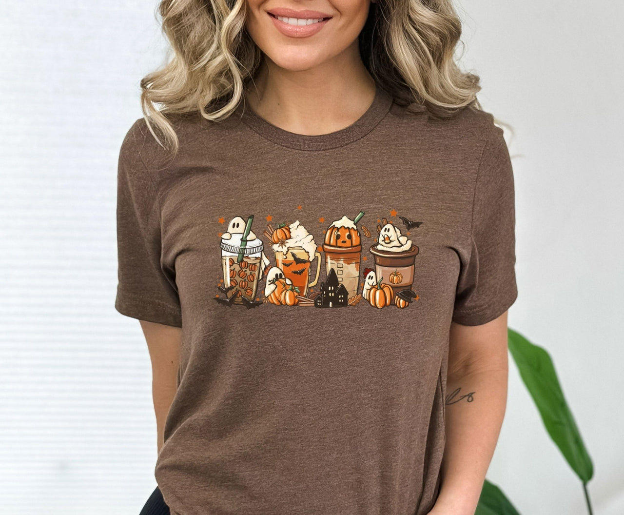 Pumpkin Spice Coffee Tee - lismoreboutique - Unisex T-Shirt - autumn_coffee_shirt