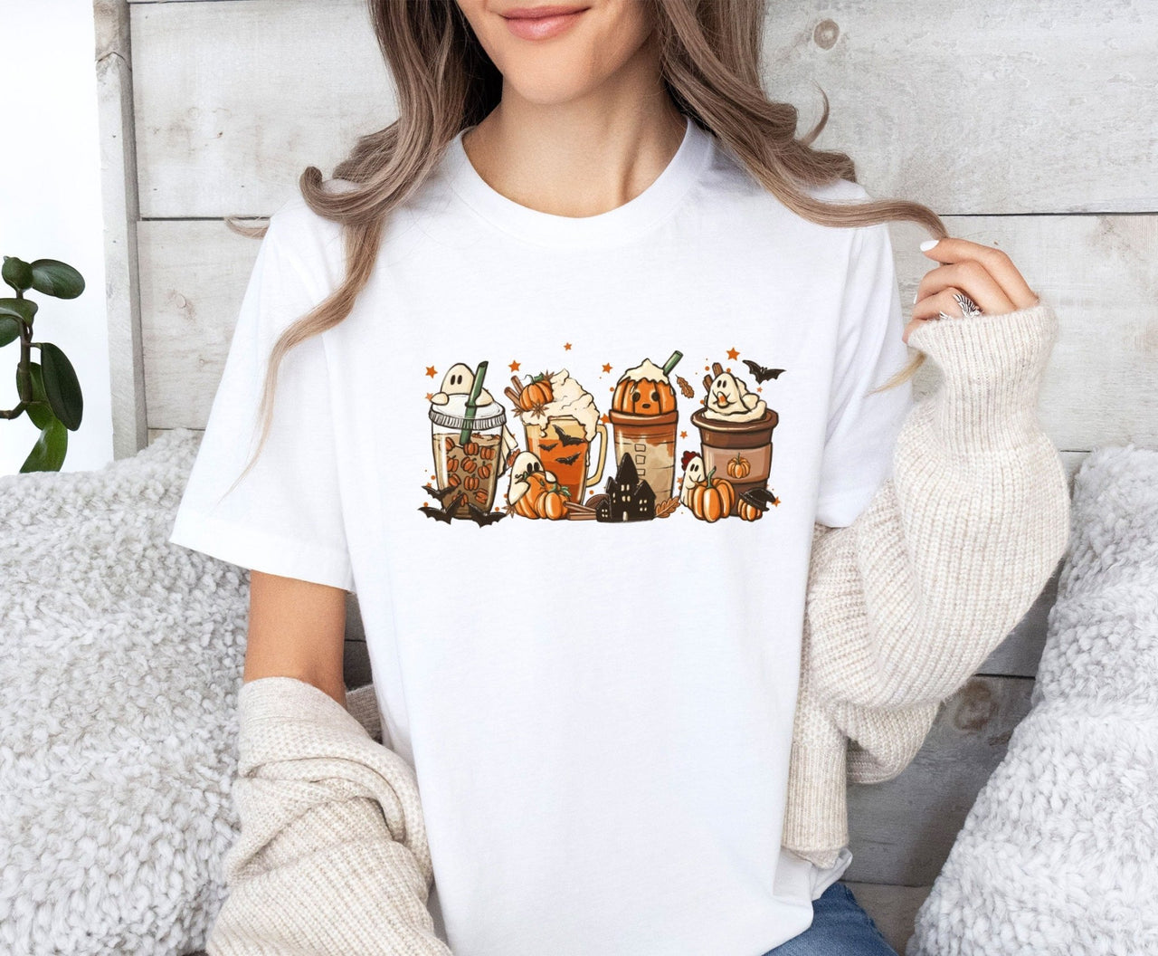 Pumpkin Spice Coffee Tee - lismoreboutique - Unisex T-Shirt - autumn_coffee_shirt