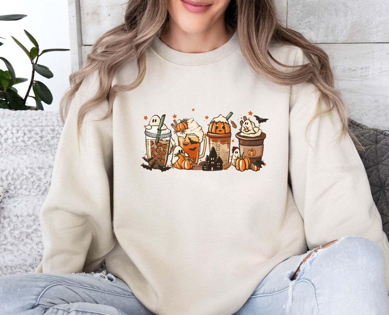 Fall Latte Sweatshirt - lismoreboutique - Sweatshirt - autumn_coffee_jumper