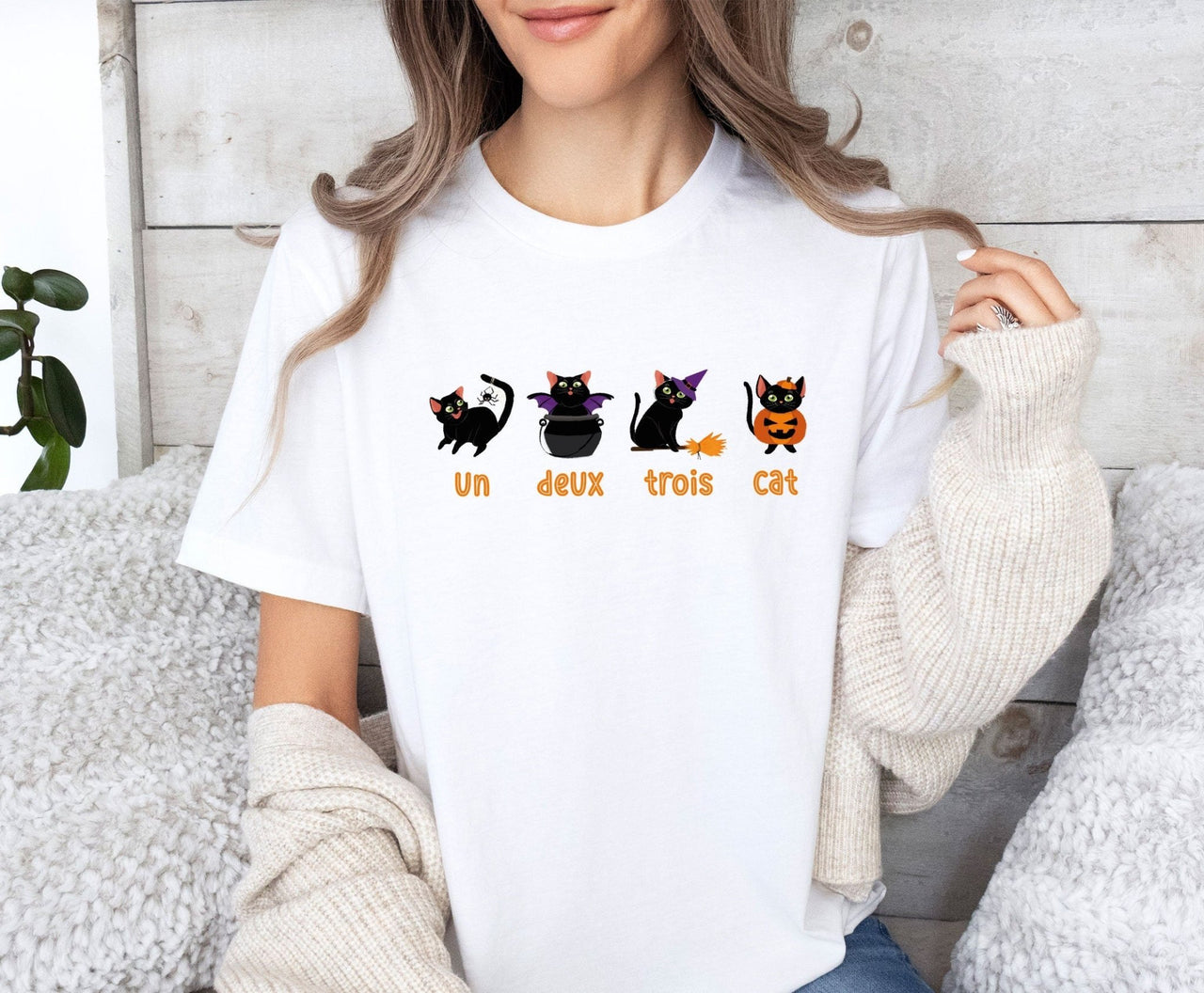 Halloween Cat Shirt - lismoreboutique - Unisex T-Shirt - black_cat_t_shirt