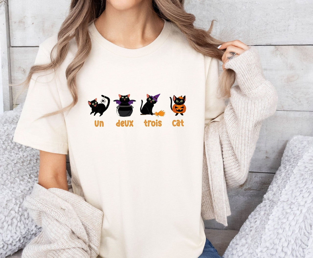 Halloween Cat Shirt - lismoreboutique - Unisex T-Shirt - black_cat_t_shirt