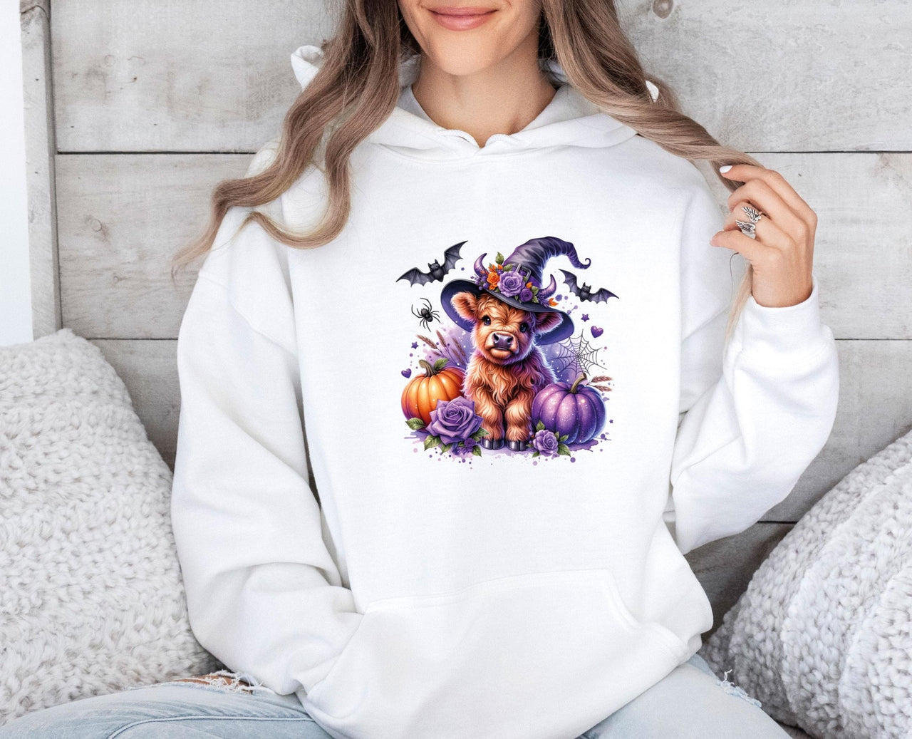 Funny Witch Hoodie - lismoreboutique - Hoodie - Cow_Halloween_Top