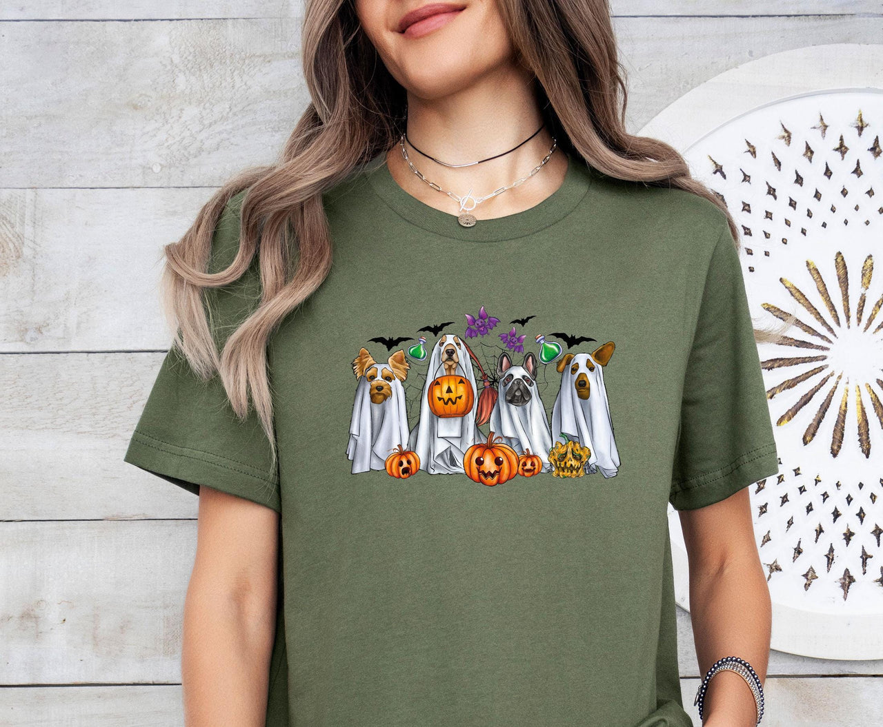 Halloween Dog Shirt - lismoreboutique - Unisex T-Shirt - dog_lover_t_shirt