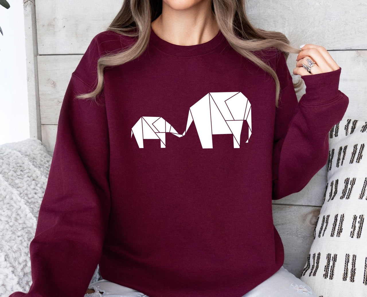 Elephant Sweatshirt - lismoreboutique - Sweatshirt - Animal_sweatshirt