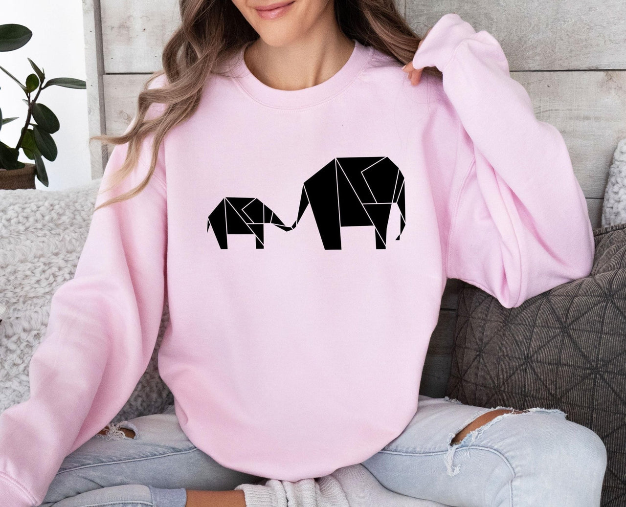 Elephant Sweatshirt - lismoreboutique - Sweatshirt - Animal_sweatshirt