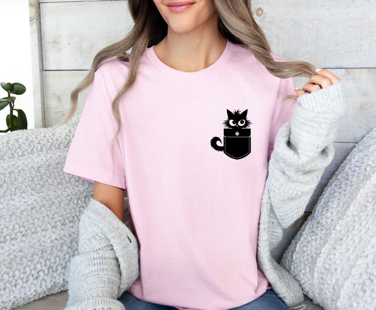 Black Cat Shirt - lismoreboutique - Unisex T-Shirt - Black_Cat_Gifts