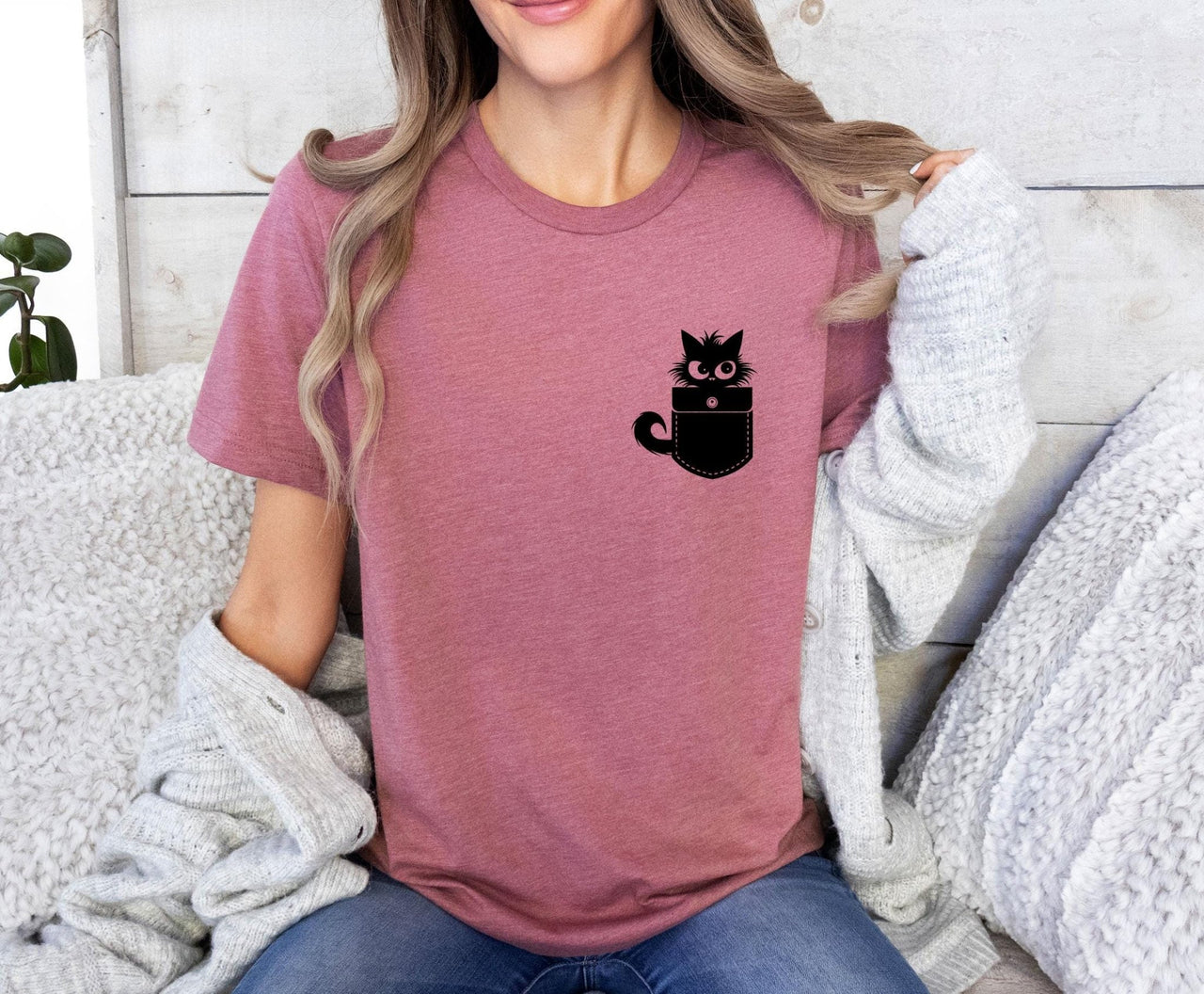 Black Cat Shirt - lismoreboutique - Unisex T-Shirt - Black_Cat_Gifts