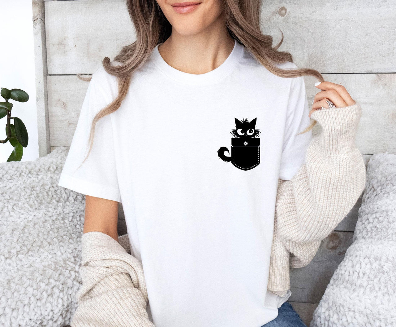 Black Cat Shirt - lismoreboutique - Unisex T-Shirt - Black_Cat_Gifts