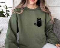 Thumbnail for Black Cat Sweatshirt - lismoreboutique - Sweatshirt - black_cat_jumper