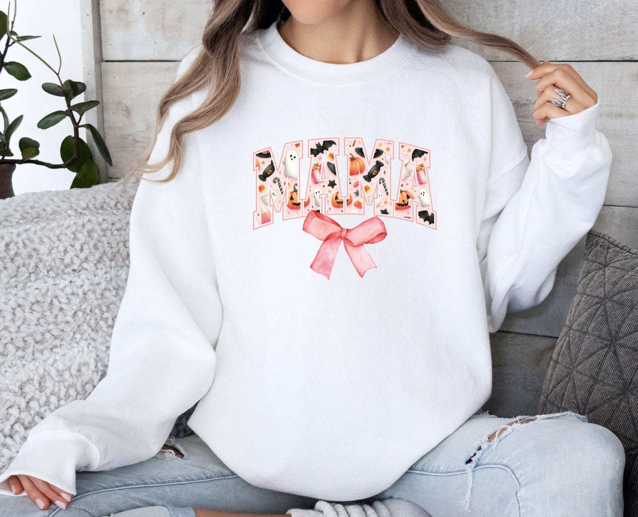 Spooky Mama Sweatshirt - lismoreboutique - Sweatshirt - Autumn_Mama_Jumper