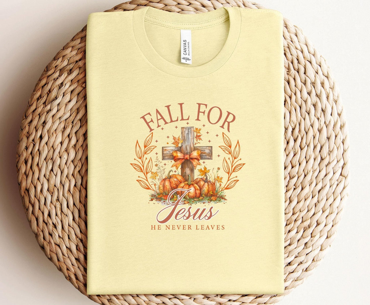 Fall For Jesus Shirt - lismoreboutique - Unisex T-Shirt - Autumn_Pumpkin_shirt