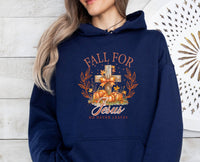 Thumbnail for Fall For Jesus Hoodie - lismoreboutique - Hoodie - Autumn_Pumpkin_top