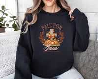 Thumbnail for Fall For Jesus Sweater - lismoreboutique - Sweatshirt - Autumn_Pumpkin_top