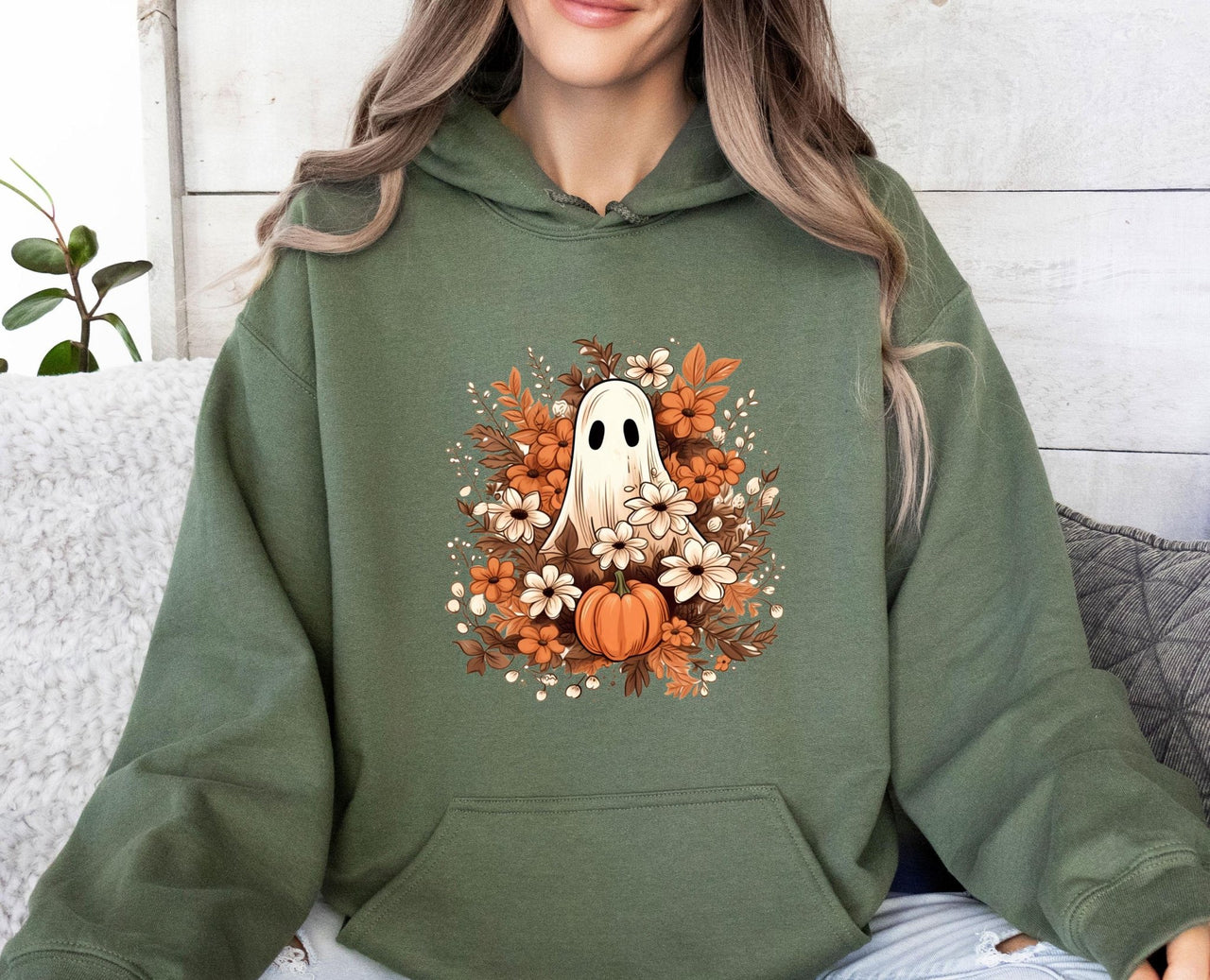 Ghost Halloween Hoodie - lismoreboutique - Hoodie - cute_ghost_hoodie