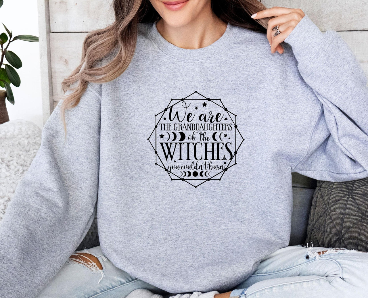 Witchy Sweatshirt - lismoreboutique - Sweatshirt - cute_witch_sweater