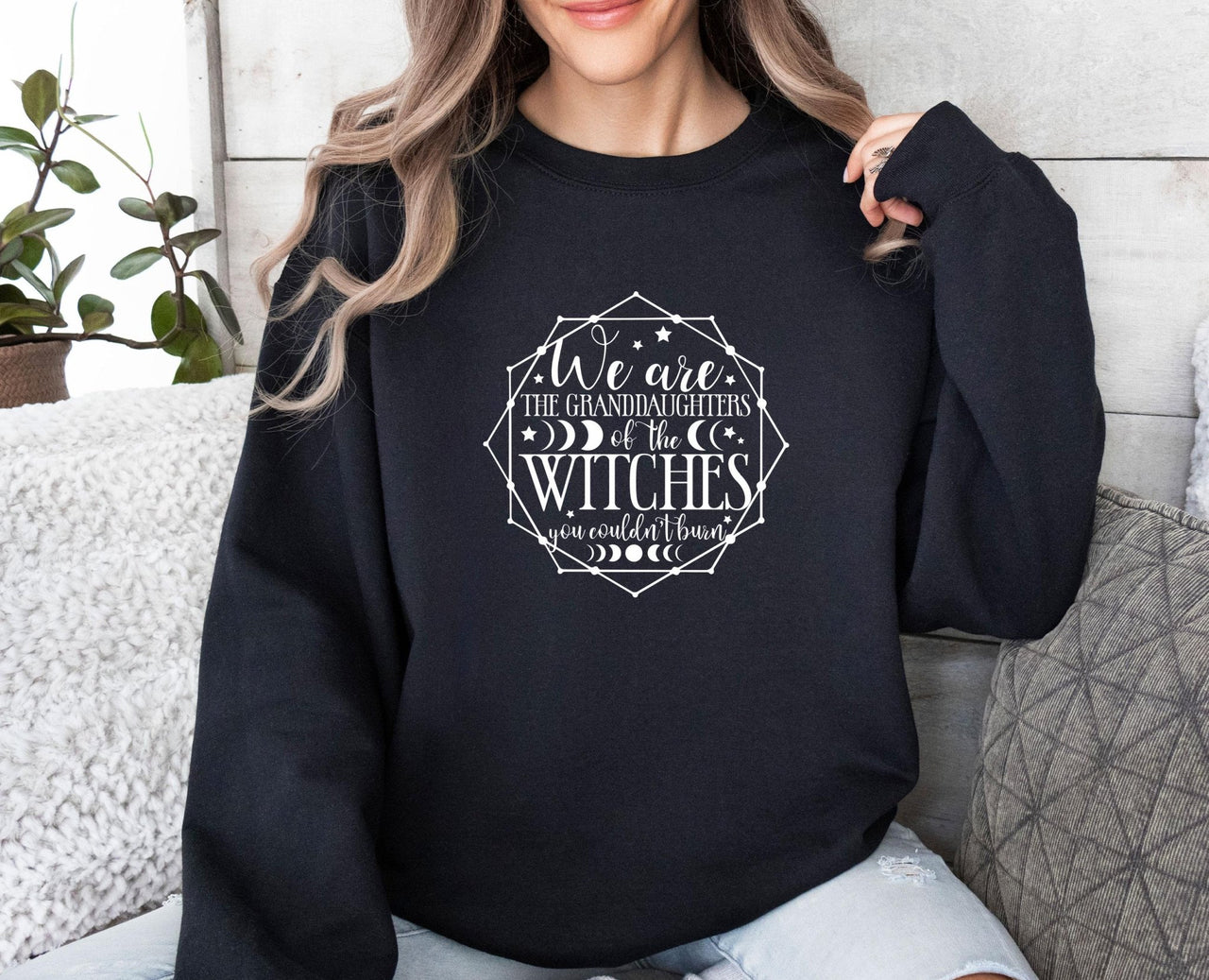 Witchy Sweatshirt - lismoreboutique - Sweatshirt - cute_witch_sweater