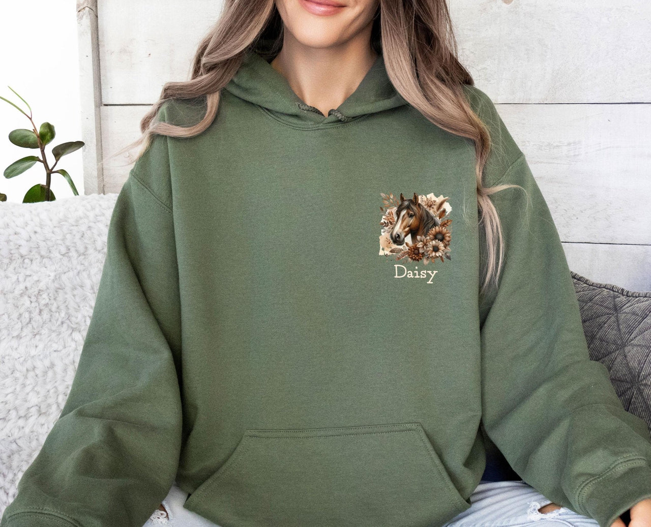 Horse Name Hoodie - lismoreboutique - Hoodie - Custom_Horse_Hoodie