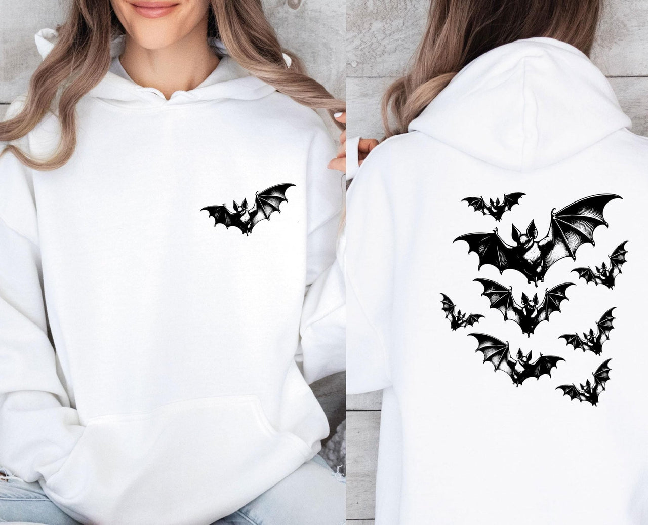 Halloween Bat Hoodie - lismoreboutique - Hoodie - bat_hoodie