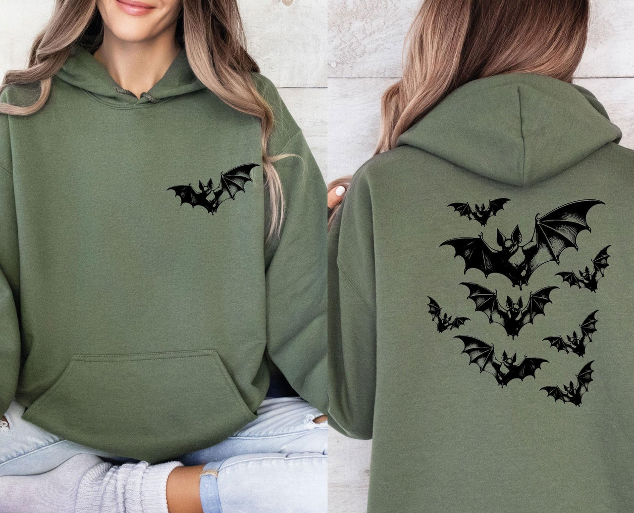 Halloween Bat Hoodie - lismoreboutique - Hoodie - bat_hoodie