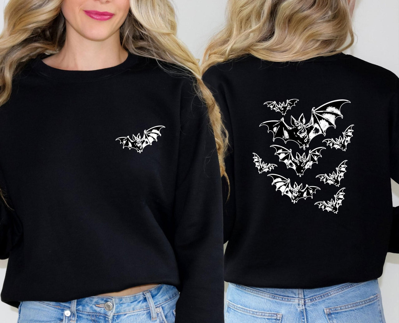 Halloween Bat Sweatshirt - lismoreboutique - Sweatshirt - bat_sweatshirt