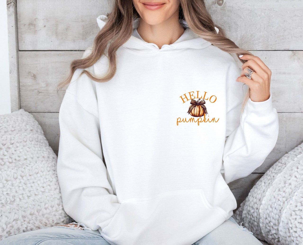 Hello Pumpkin Hoodie - lismoreboutique - Hoodie - Autumn_Hoodie