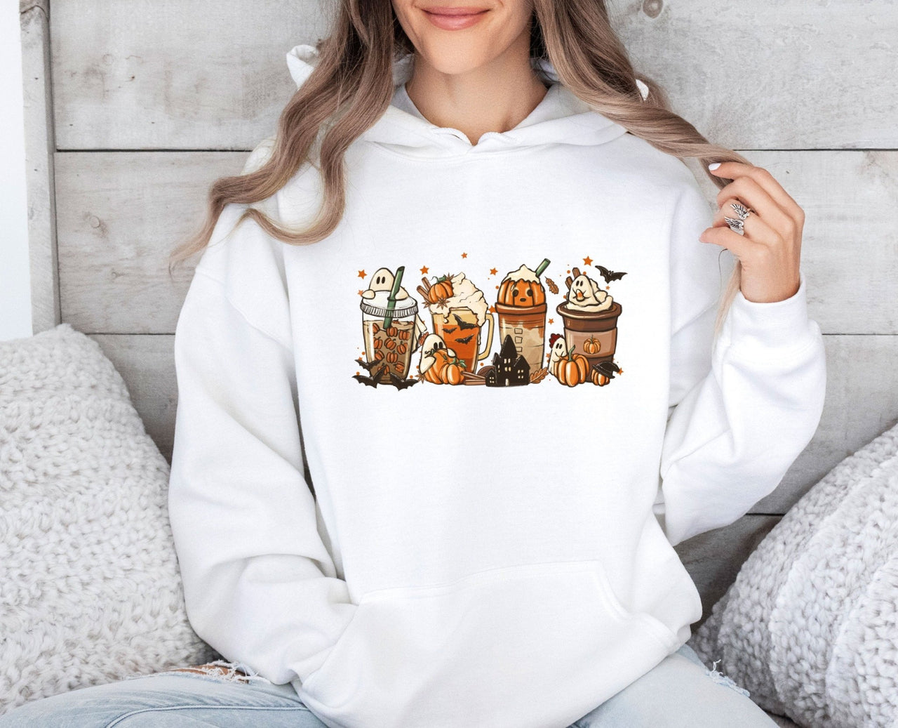 Pumpkin Spice Coffee Hoodie - lismoreboutique - Hoodie - autumn_coffee_hoodie