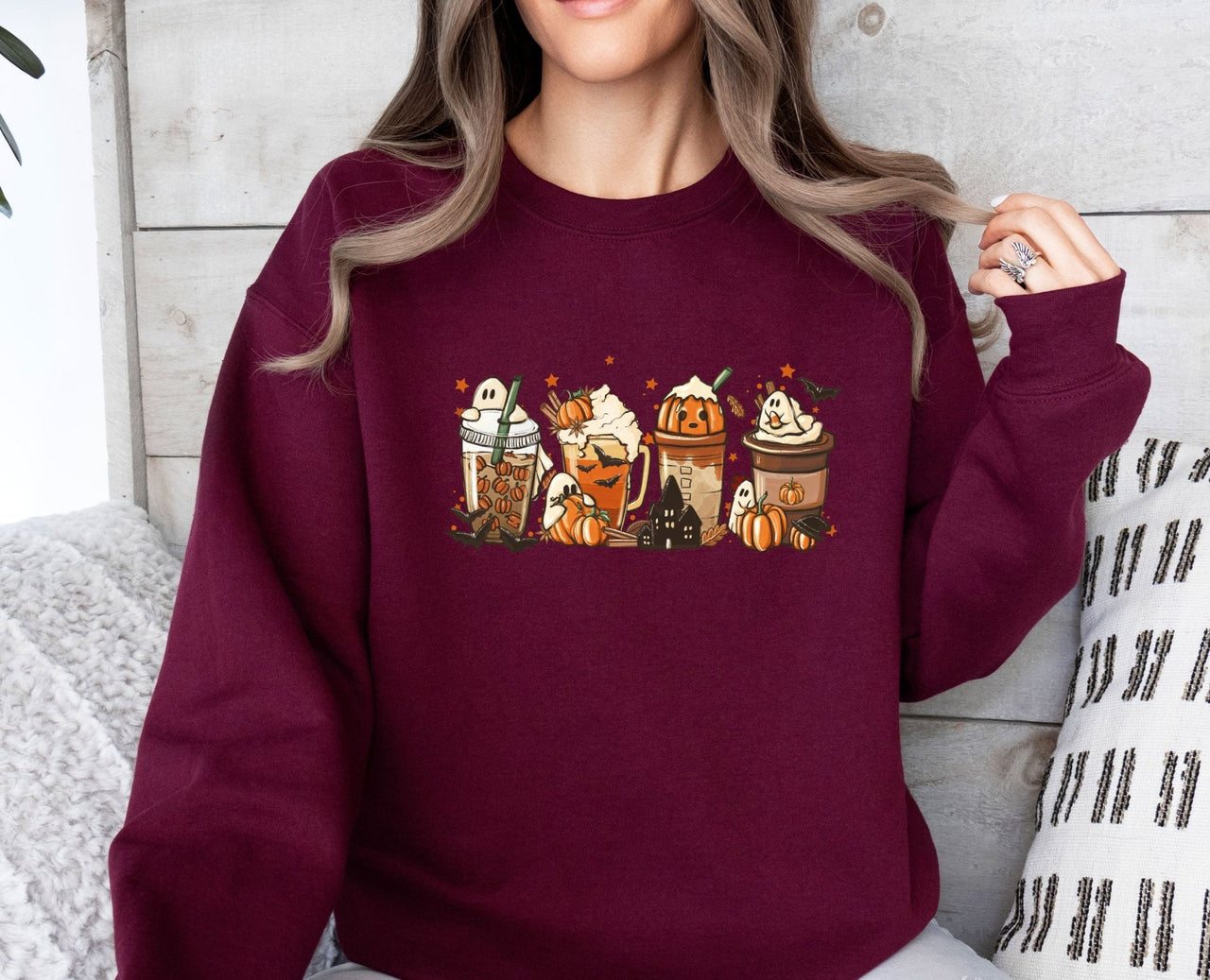 Fall Latte Sweatshirt - lismoreboutique - Sweatshirt - autumn_coffee_jumper