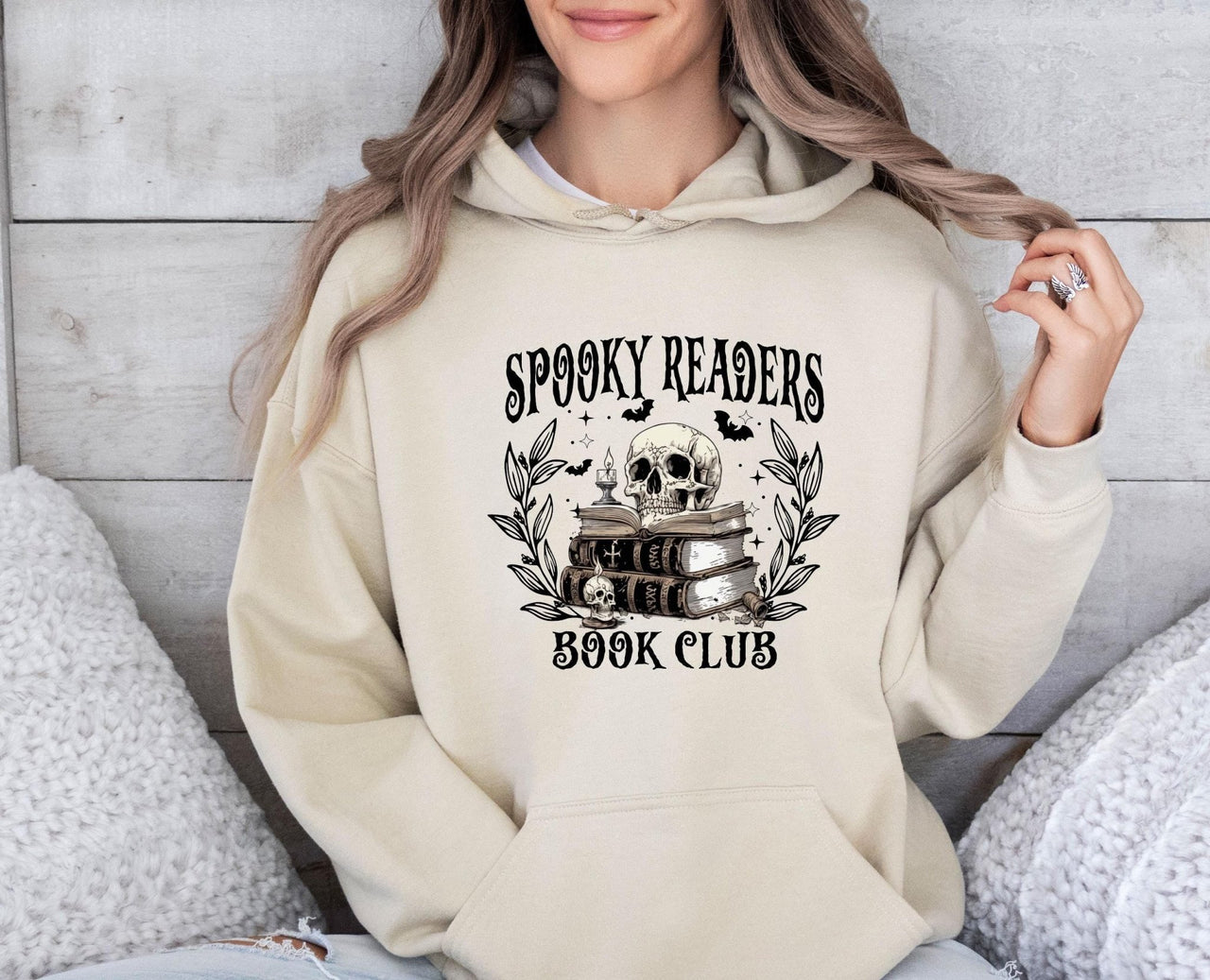 Spooky Readers Hoodie - lismoreboutique - Hoodie - Book_Club_Gift